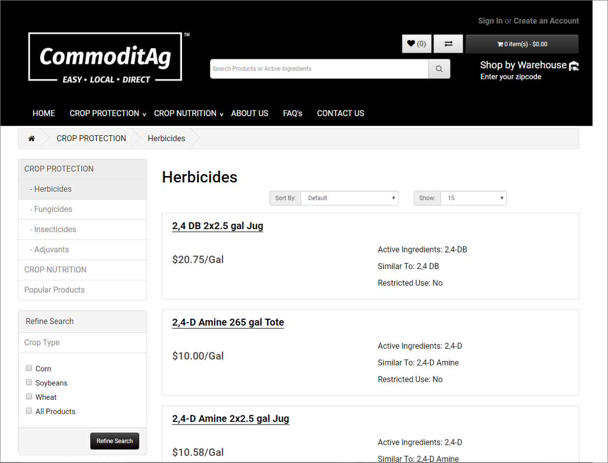 CommoditAg Website